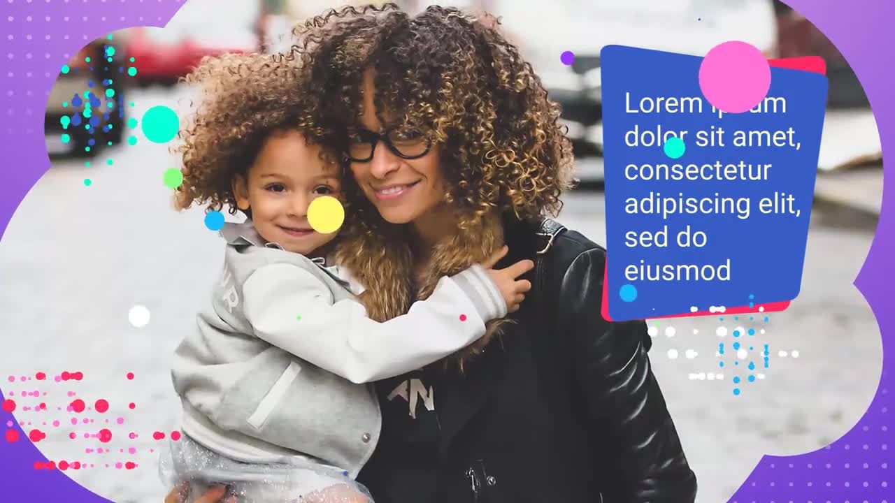 彩色元素商业广告转场过渡效果素材库精选AE模板