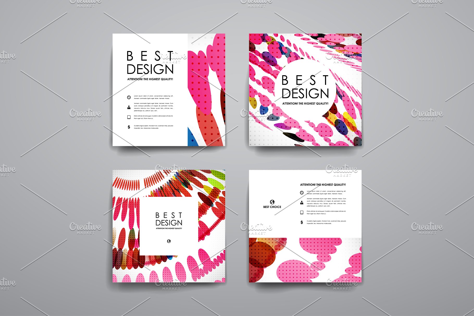 简约抽象样式标题&卡片模板 Beautiful Banners and Cards插图(2)