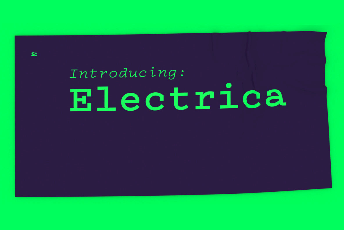 Electrica Font Family素材之家精选英文字体