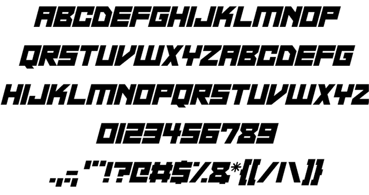 Neon Overdrive font插图2