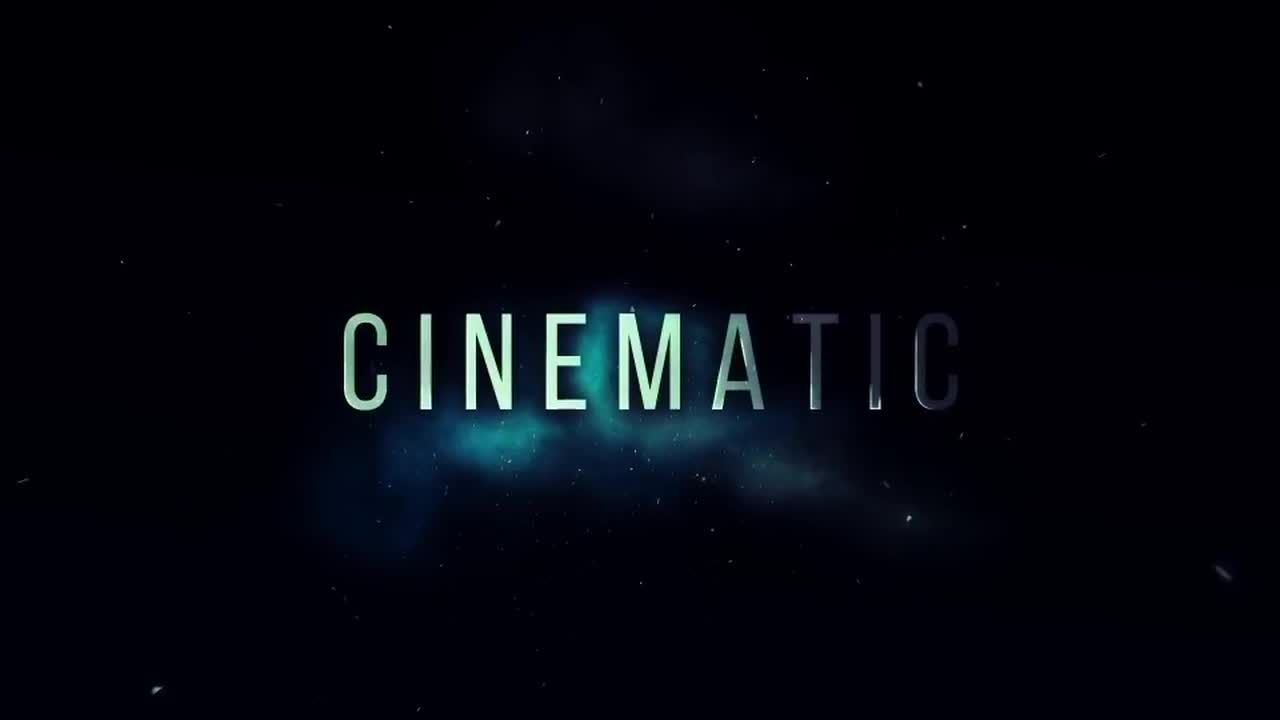 激进的恐怖电影预告片素材库精选AE模板