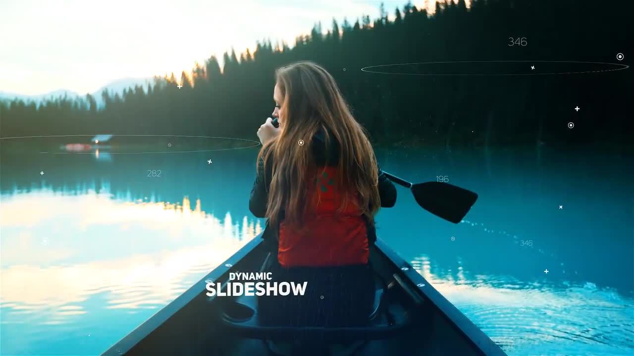 未来电影视差幻灯片开场白素材库精选AE模板