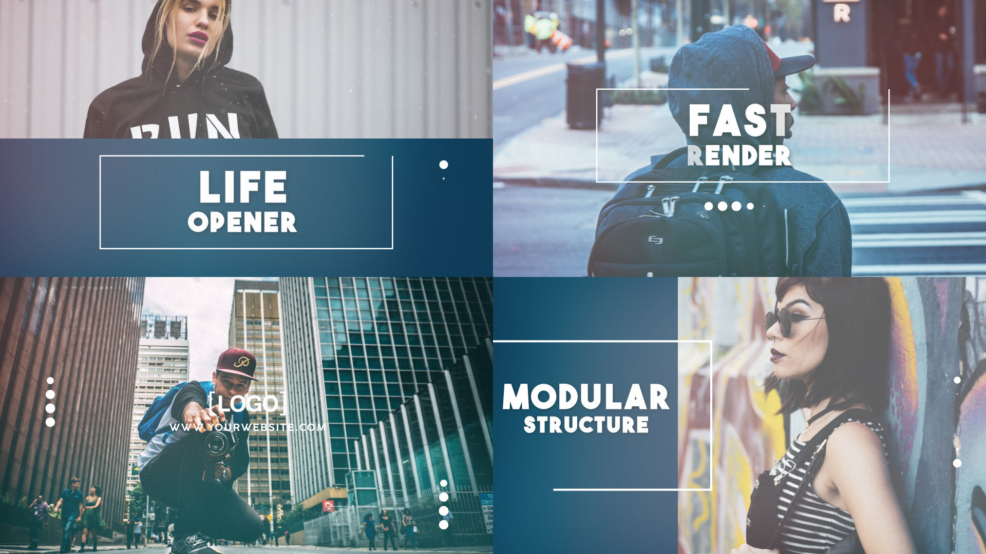 优雅动态展示照片素材库精选AE模板