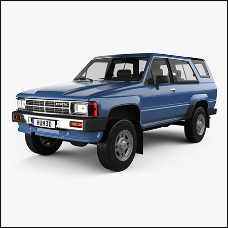 Toyota 4Runner 1986丰田越野车素材之家精选3D模型