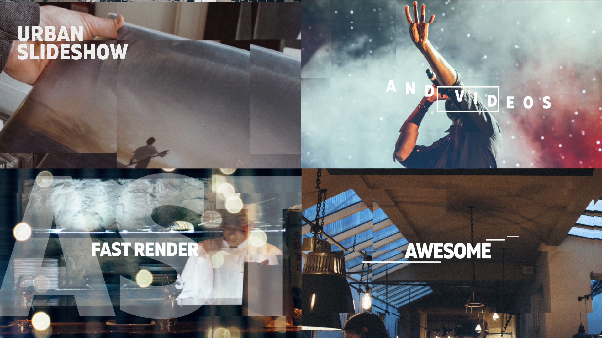 ypo Urban幻灯片放映素材库精选AE模板