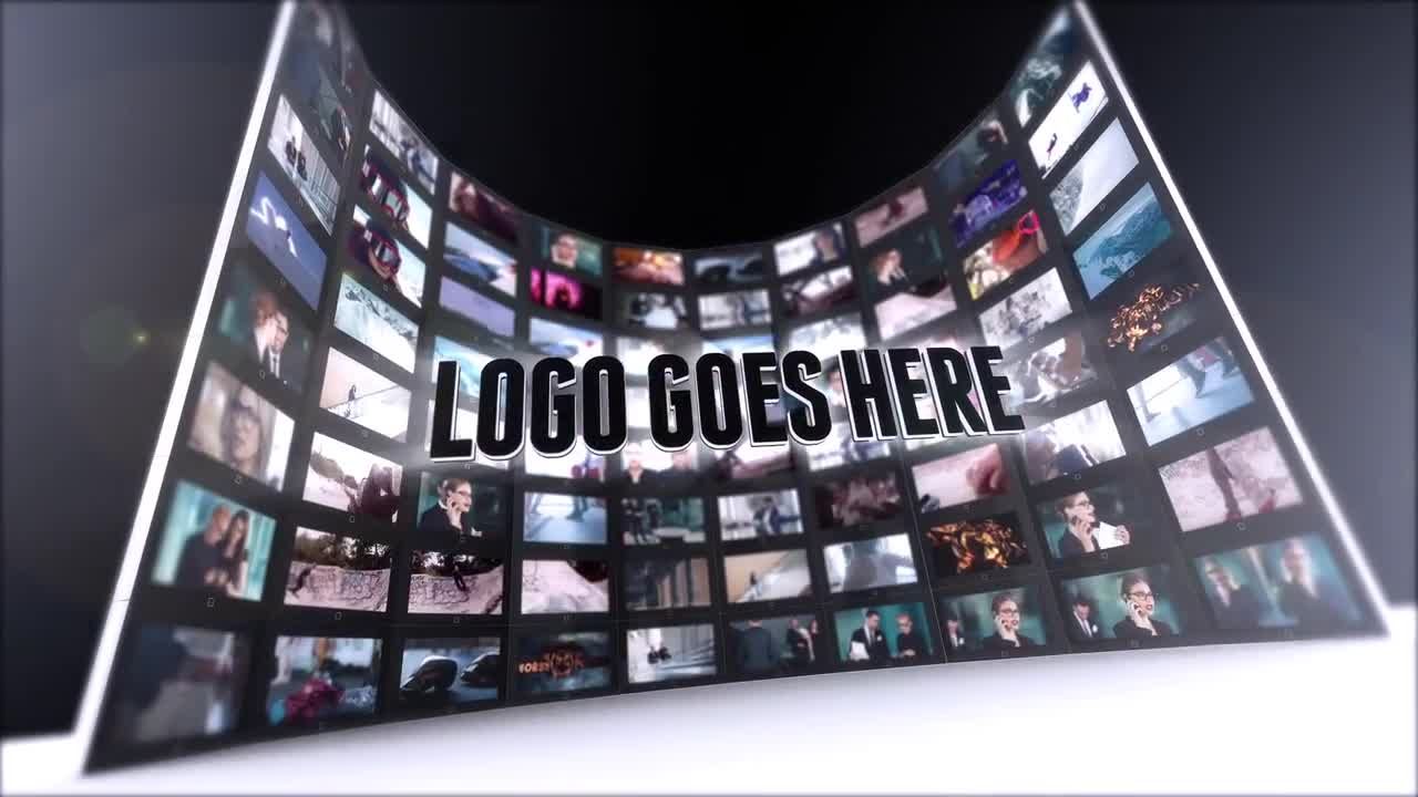 多画面视频墙效果片头素材库精选AE模板