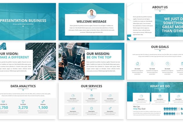 互联网创业项目推介上市路演素材库精选PPT模板 Triangolo – Powerpoint Business Template插图(1)