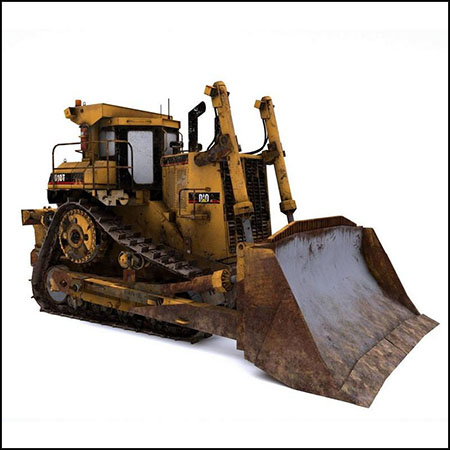 重型推土机素材之家精选3D模型