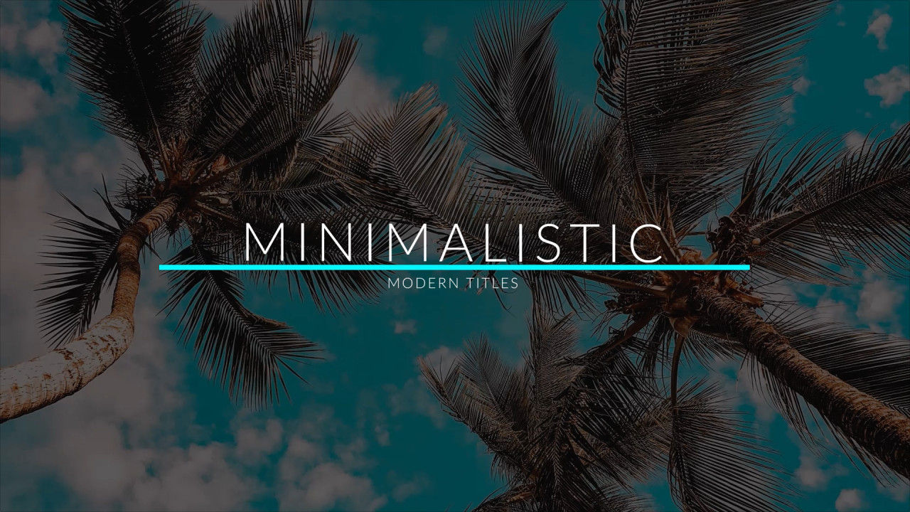 简约的现代标题包素材库精选AE模板