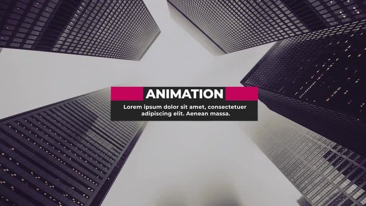 企业错字标题是基于文本的素材库精选AE模板