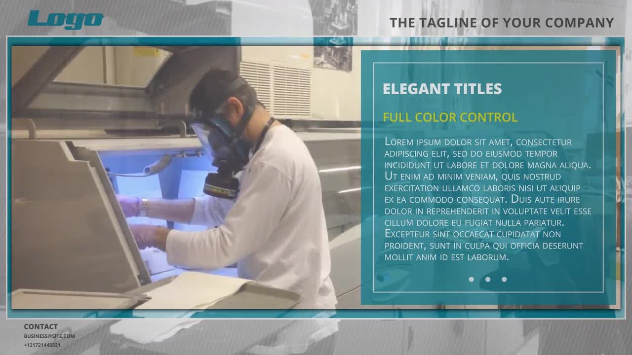 企业介绍幻灯片动画素材库精选AE模板