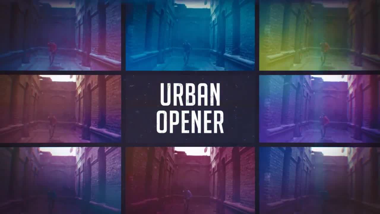 城市故障视频转场效果展示素材库精选AE模板