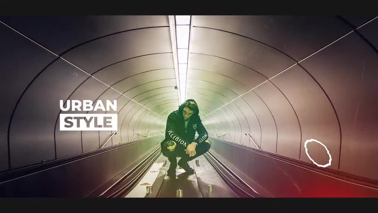 清新动感的城市幻灯片素材库精选AE模板