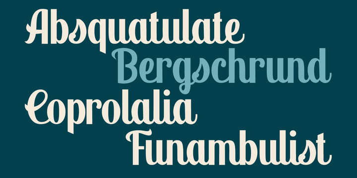 Panettone Font Family素材之家精选英文字体