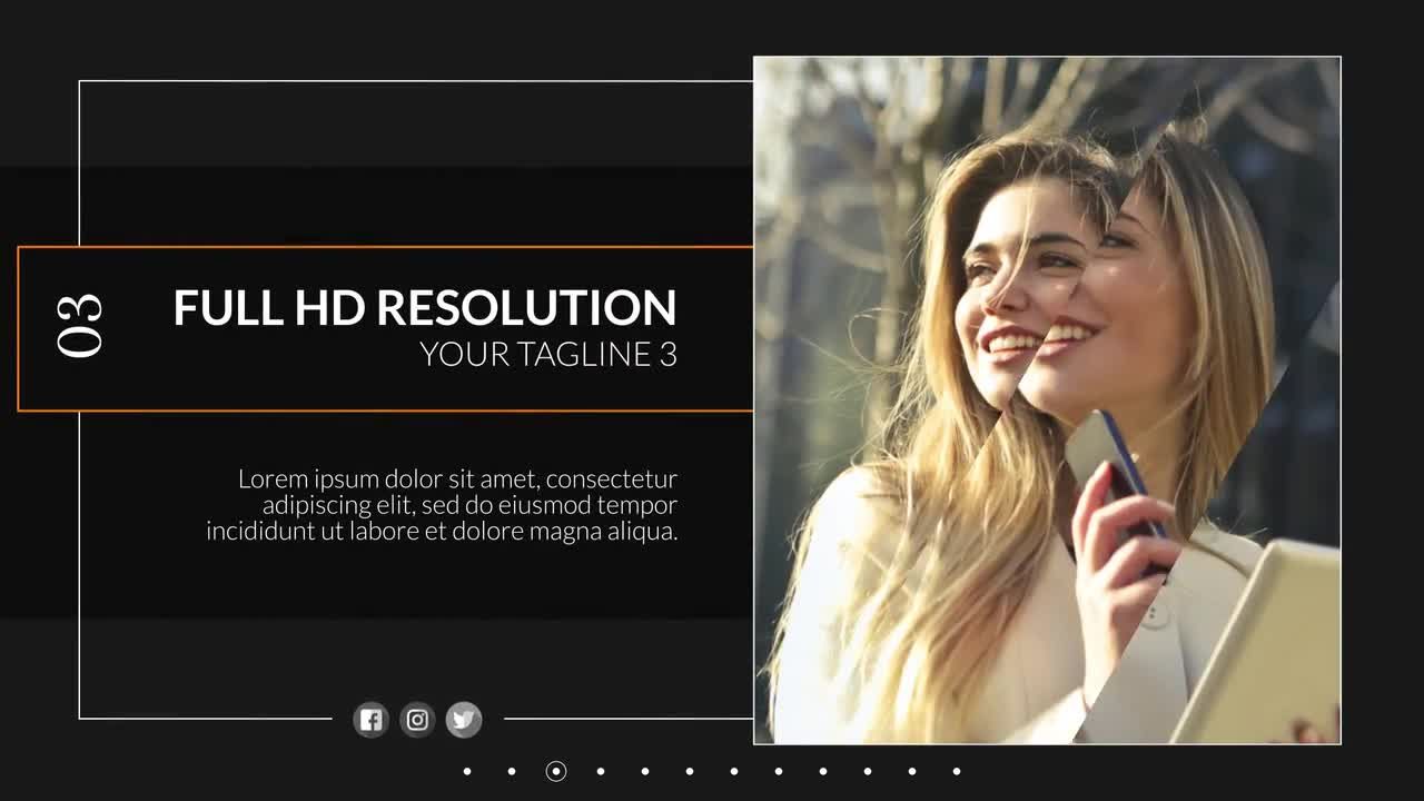 商业顺畅幻灯片放映素材库精选AE模板