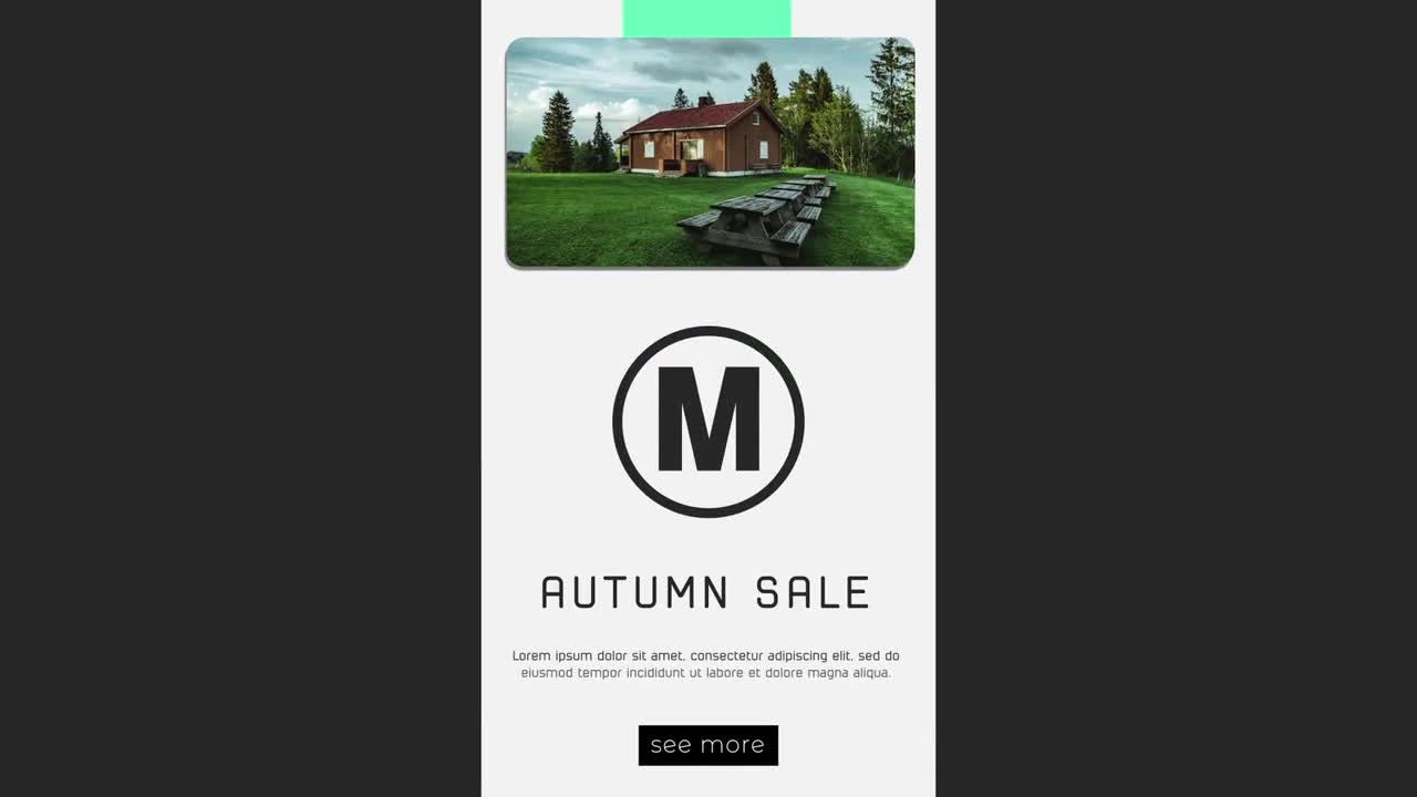 4组手机屏幕版房地产宣传视频特效素材库精选AE模板