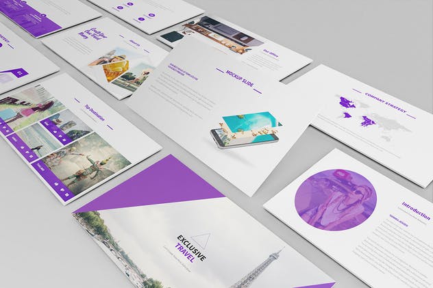 旅游代理旅行社宣传PPT幻灯片模板 Travel Agency Powerpoint Presentation插图(8)