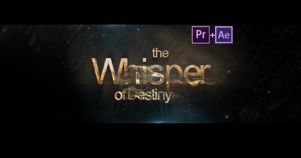 金属燃烧特效字幕素材库精选PR模板 Breath of Epic