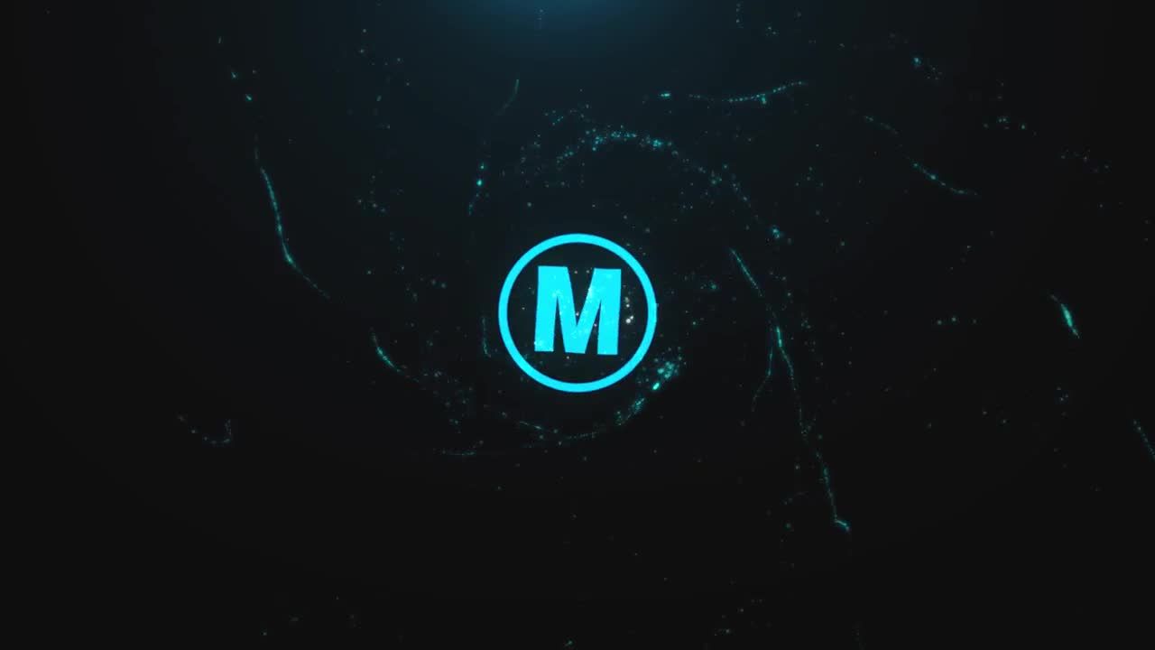 抽象光线logo特效动画素材库精选AE模板