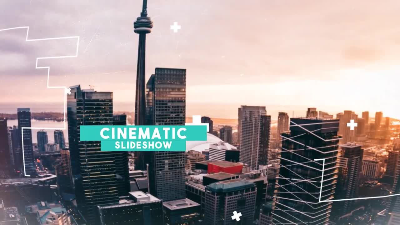 现代时尚创意的电影幻灯片素材库精选AE模板