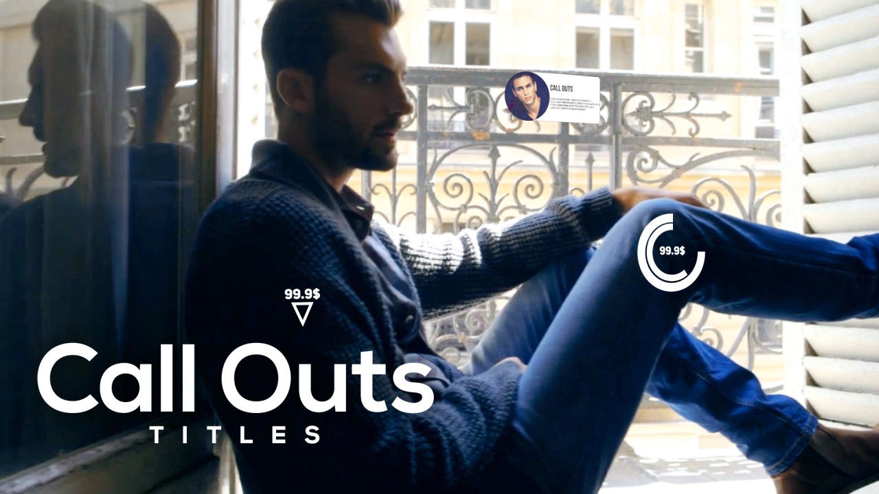 美丽独特的呼叫标题素材库推荐PR模板