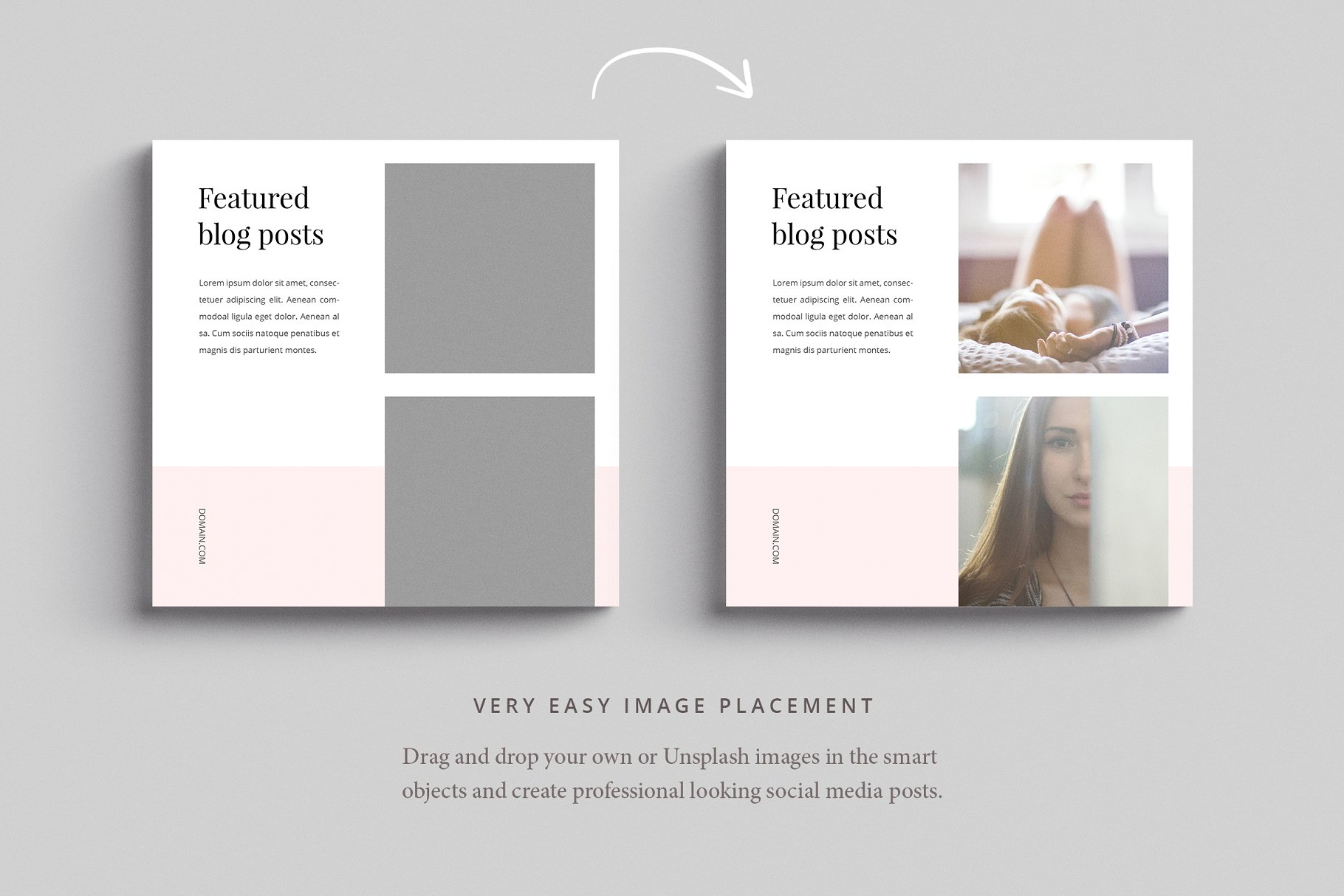 适合多个社交媒体平台的插图配图设计模板素材库精选 Miami Social Media Templates插图(5)