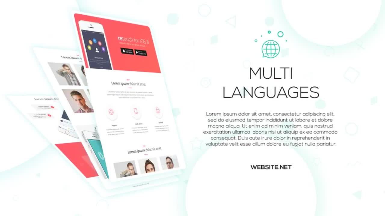 现代网站演示素材库精选AE模板