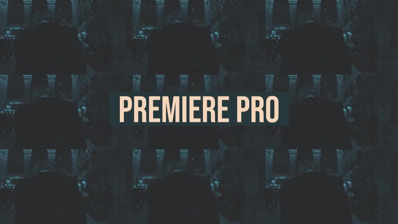 炫酷电影制作嘻哈城市开启者素材库推荐PR模板