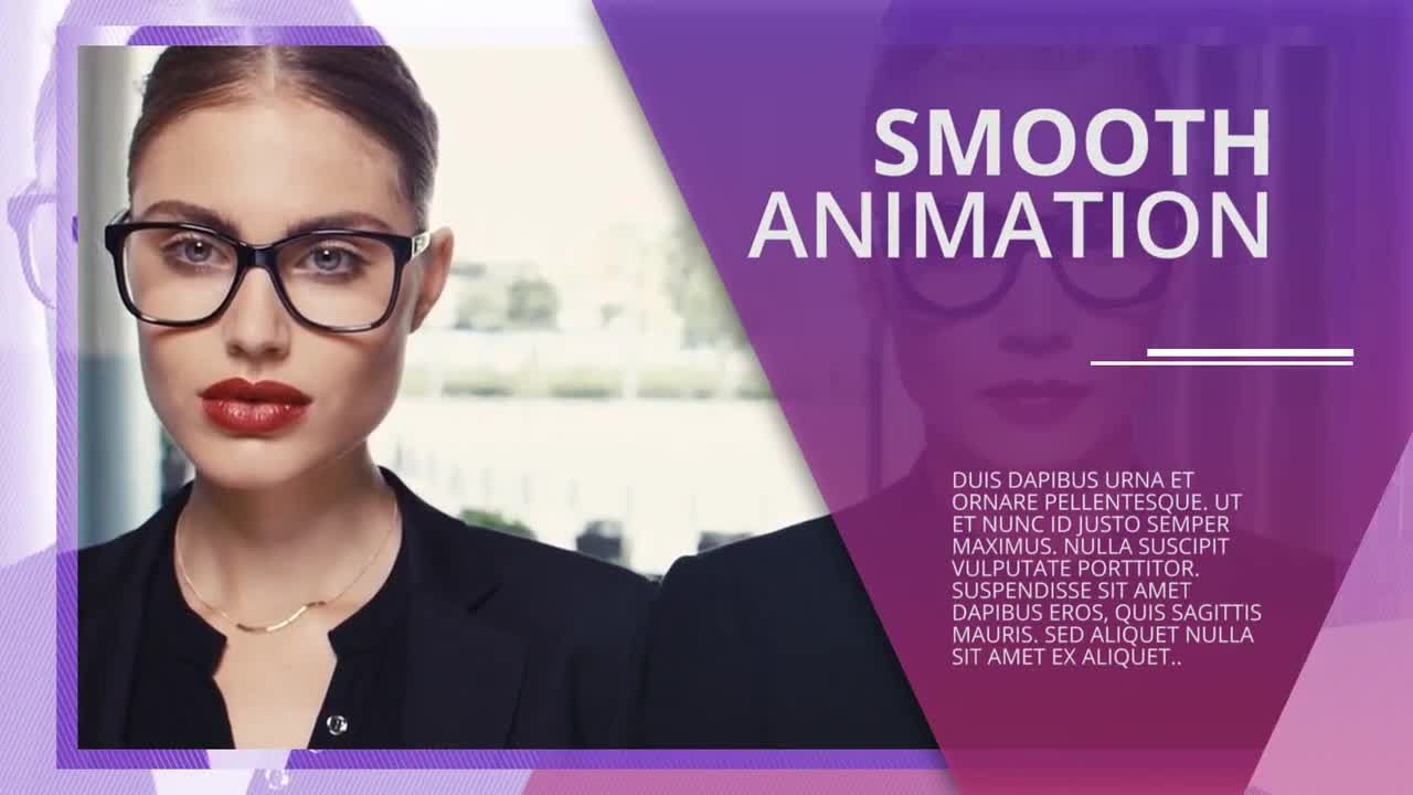 优雅幻灯片动画素材库精选PR模板