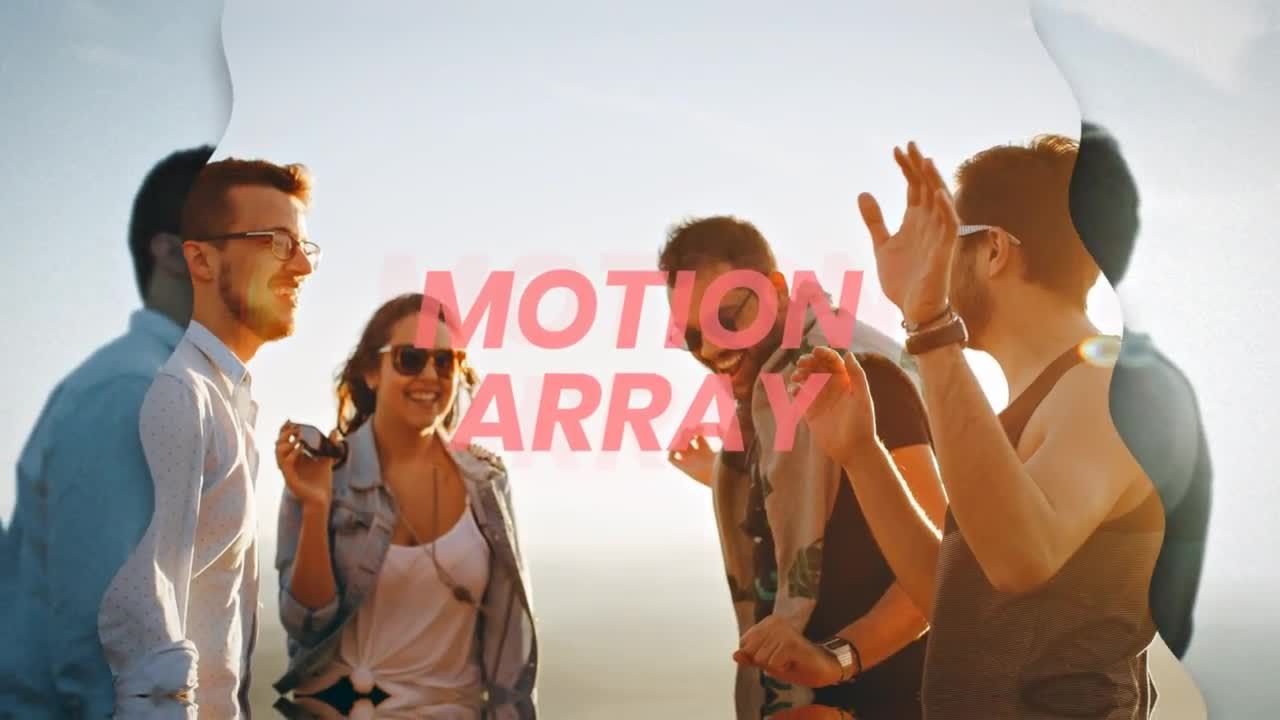 简短动态的现代简介素材库精选AE模板