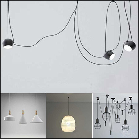 14种吸顶灯素材之家精选3D模型