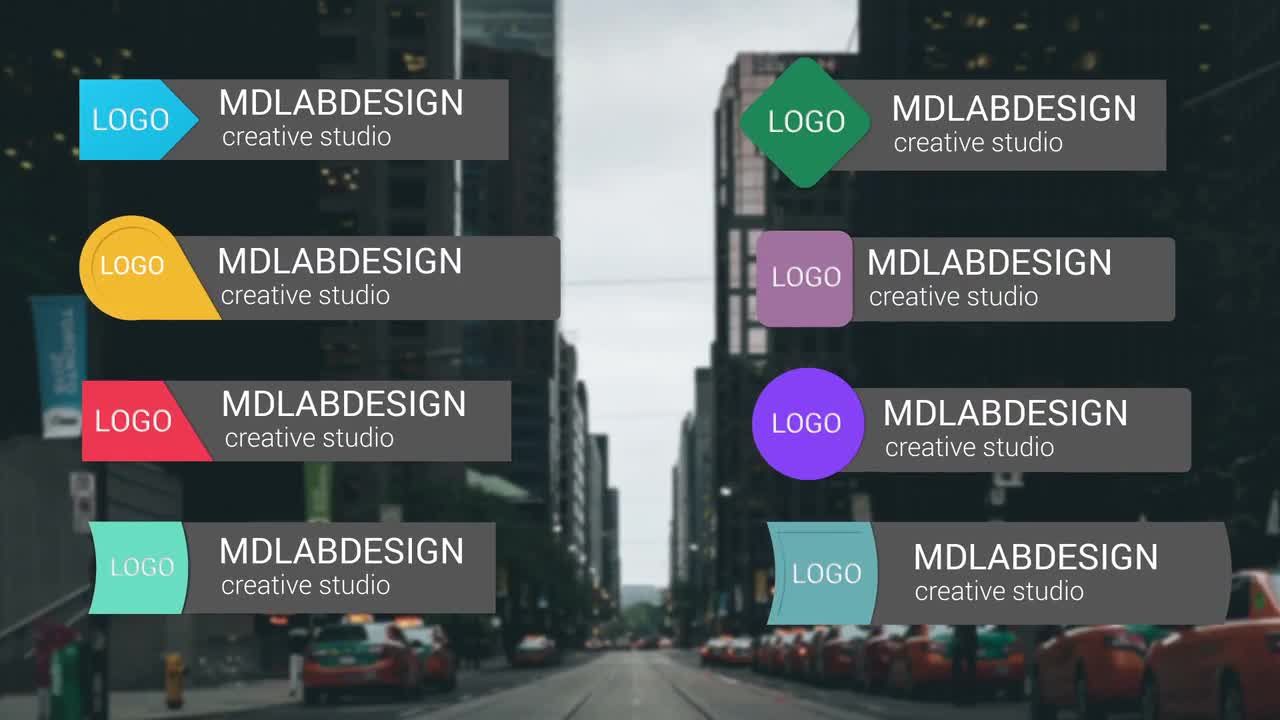 21组时尚清新字幕标题素材库精选AE模板