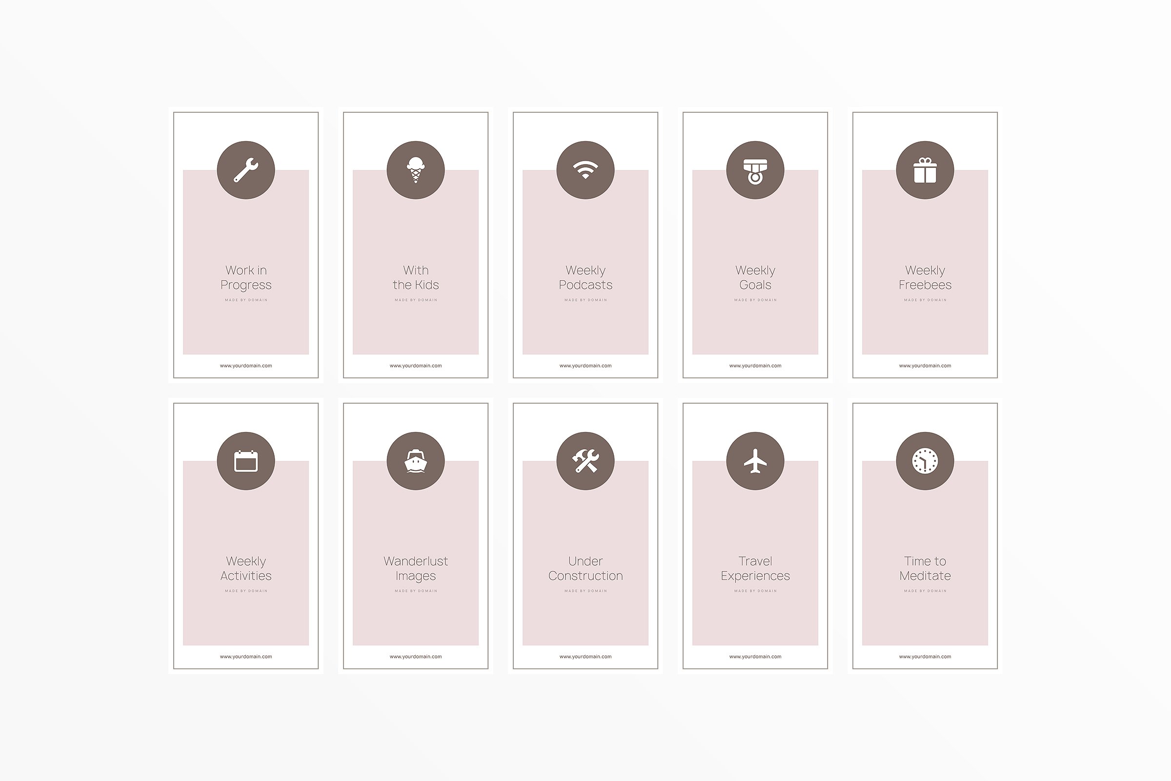 新媒体文章贴图设计模板素材库精选 Austria Instagram Highlights插图(23)