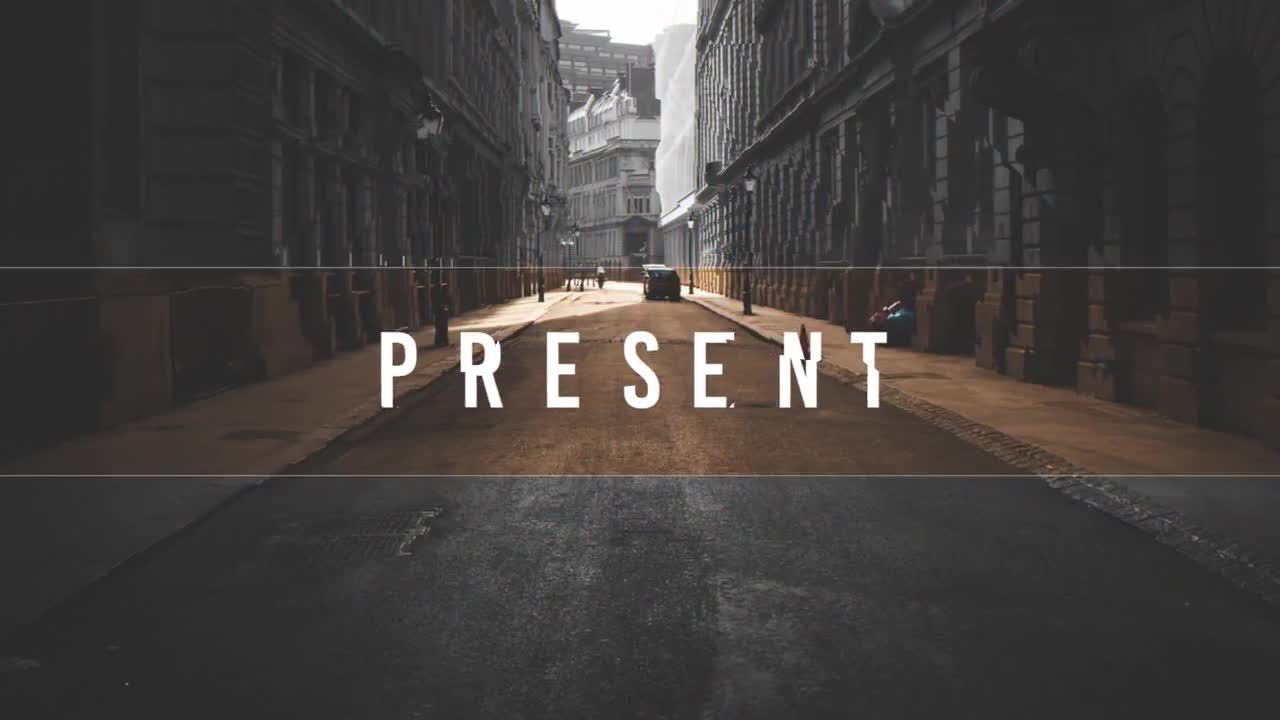 富有创意的文本过渡效果照片展示素材库精选AE模板