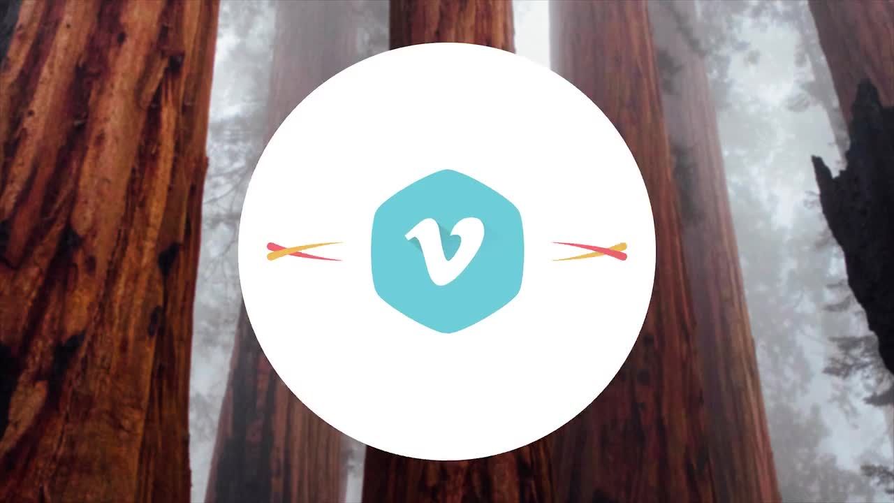 5个时尚抽象徽标素材库精选AE模板