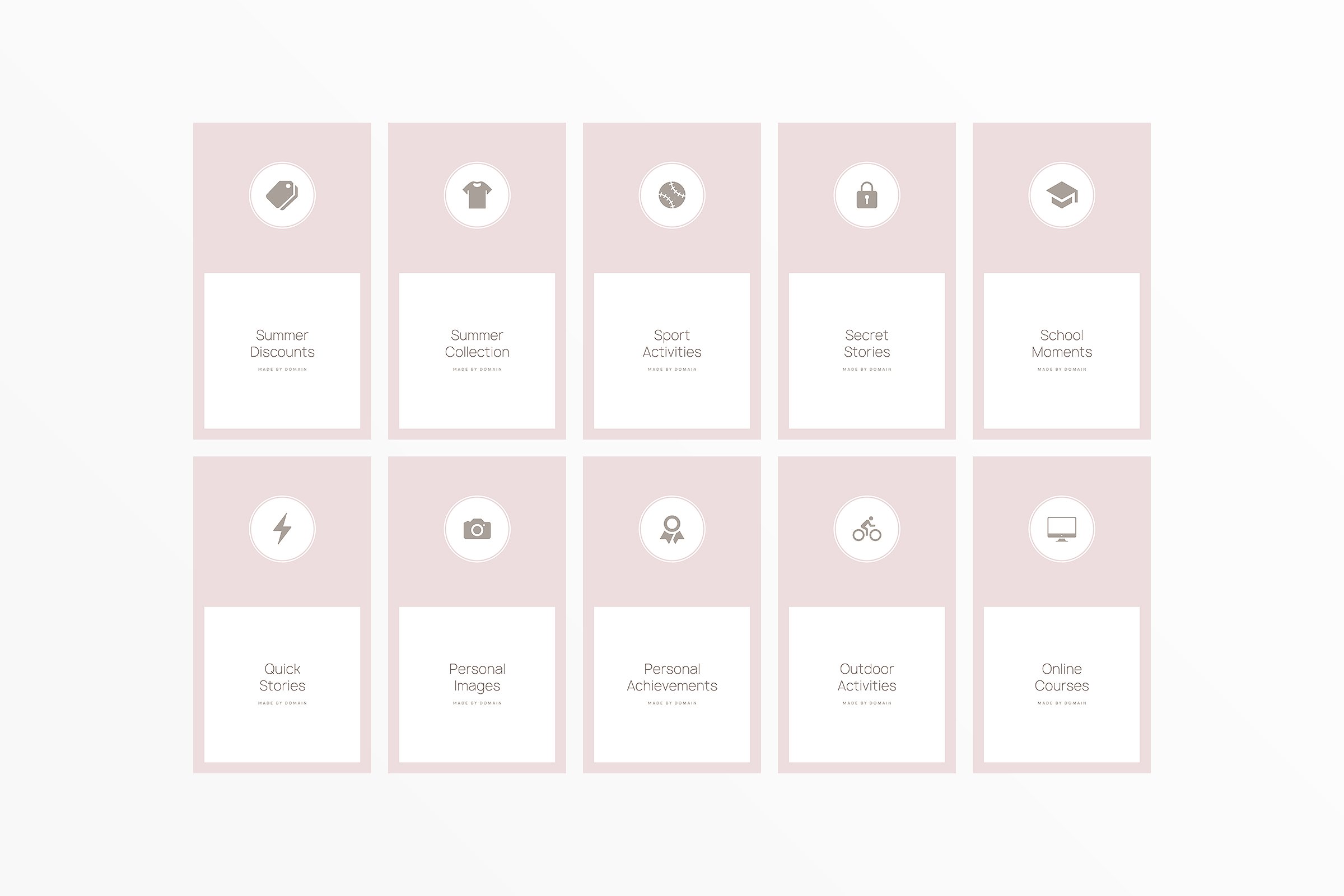 新媒体文章贴图设计模板素材库精选 Austria Instagram Highlights插图(8)