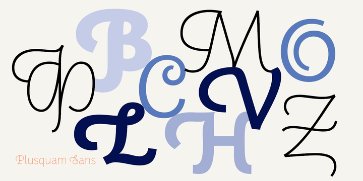 Plusquam Sans Font插图2