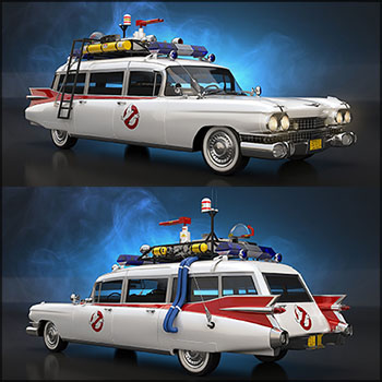 捉鬼敢死队汽车素材之家精选3D模型