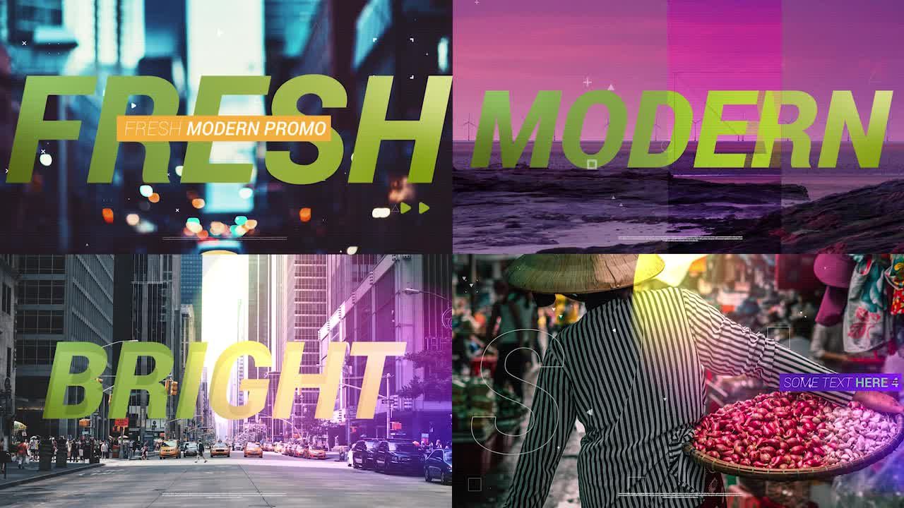 时尚标题动画过渡素材库精选pr模板