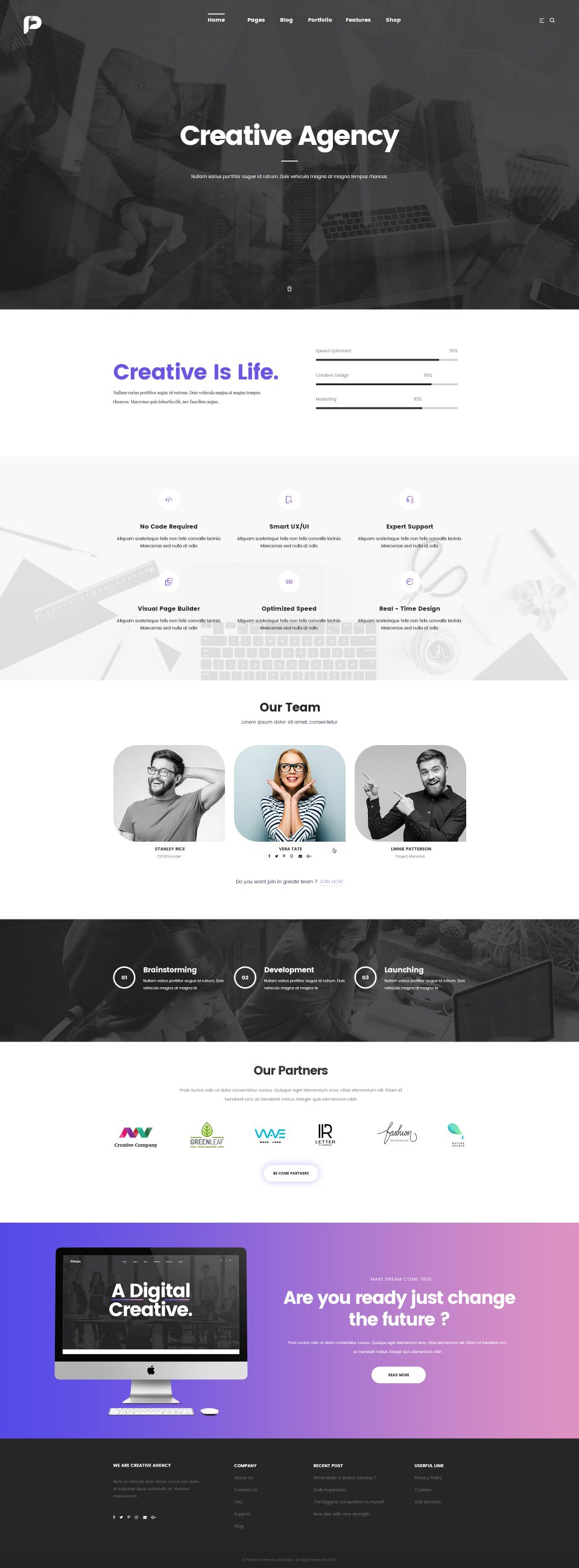 高质量网站全套 PSD 模板素材库精选 Pisces-Multi Concept PSD Template插图(27)