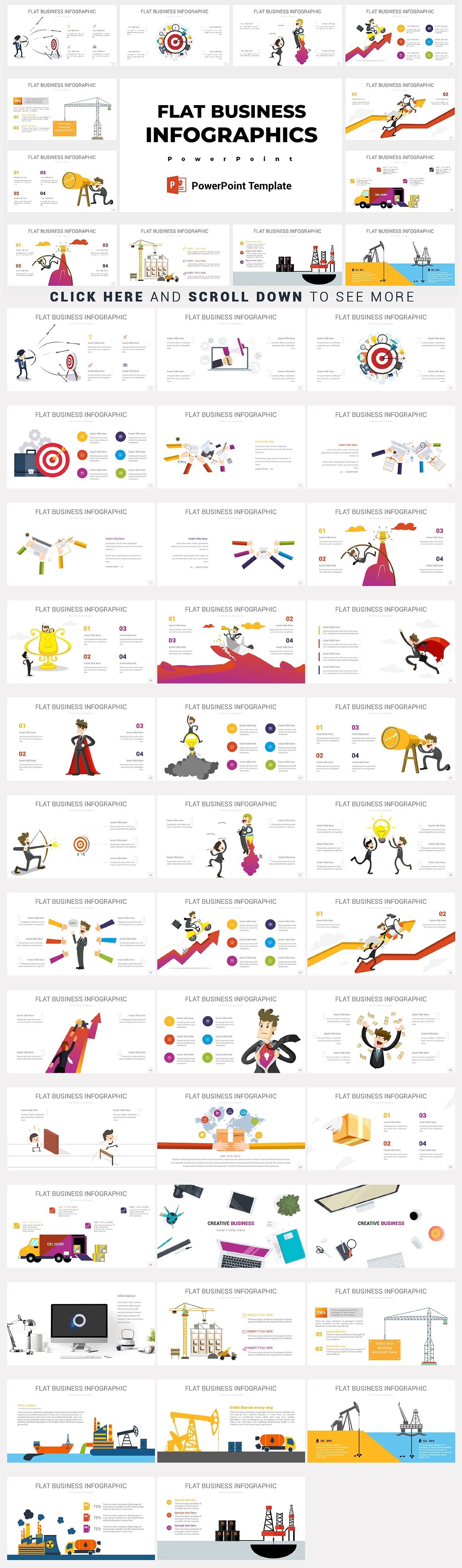 现代，干净多用途的PPT信息图表包插图(10)