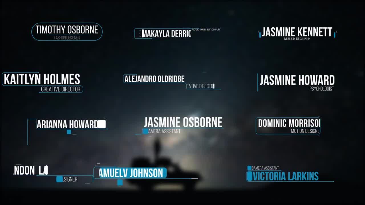 12个简洁的下三分之一标题文字演示素材库精选AE模板