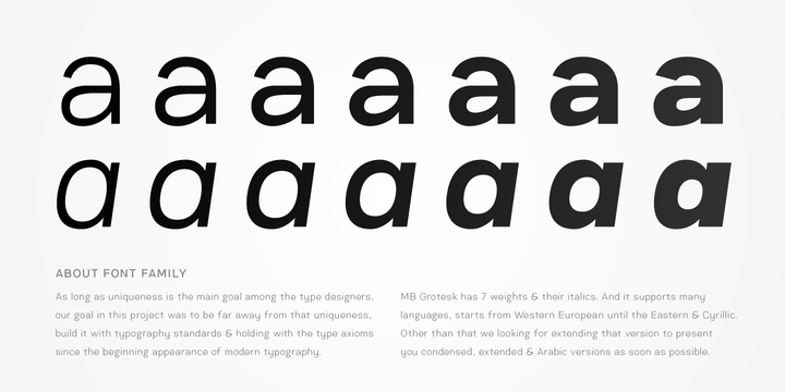 MB Grotesk Font Family插图4