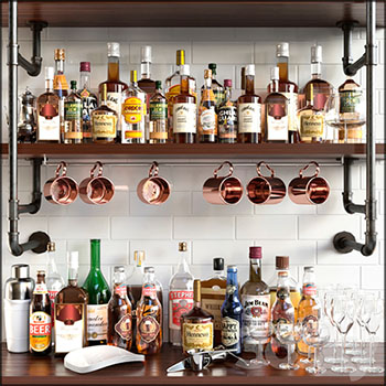 厨房调味品厨房用具置物架素材之家精选3D模型