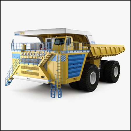 BelAZ 75710 2013自卸车素材之家精选3D模型