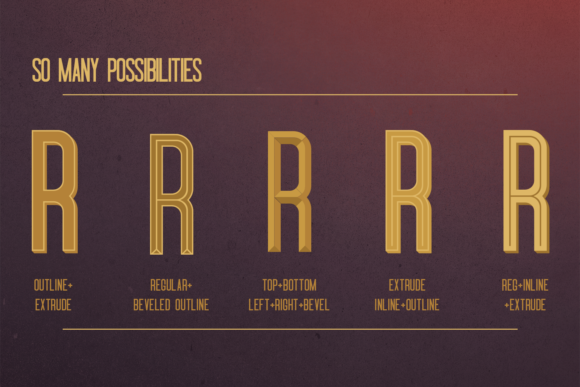 Oblivium Font Family插图3