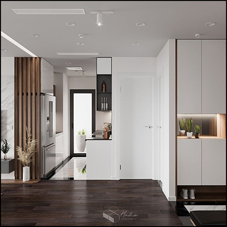 客厅和厨房室内场景素材之家精选3D模型by DinhVanHuan