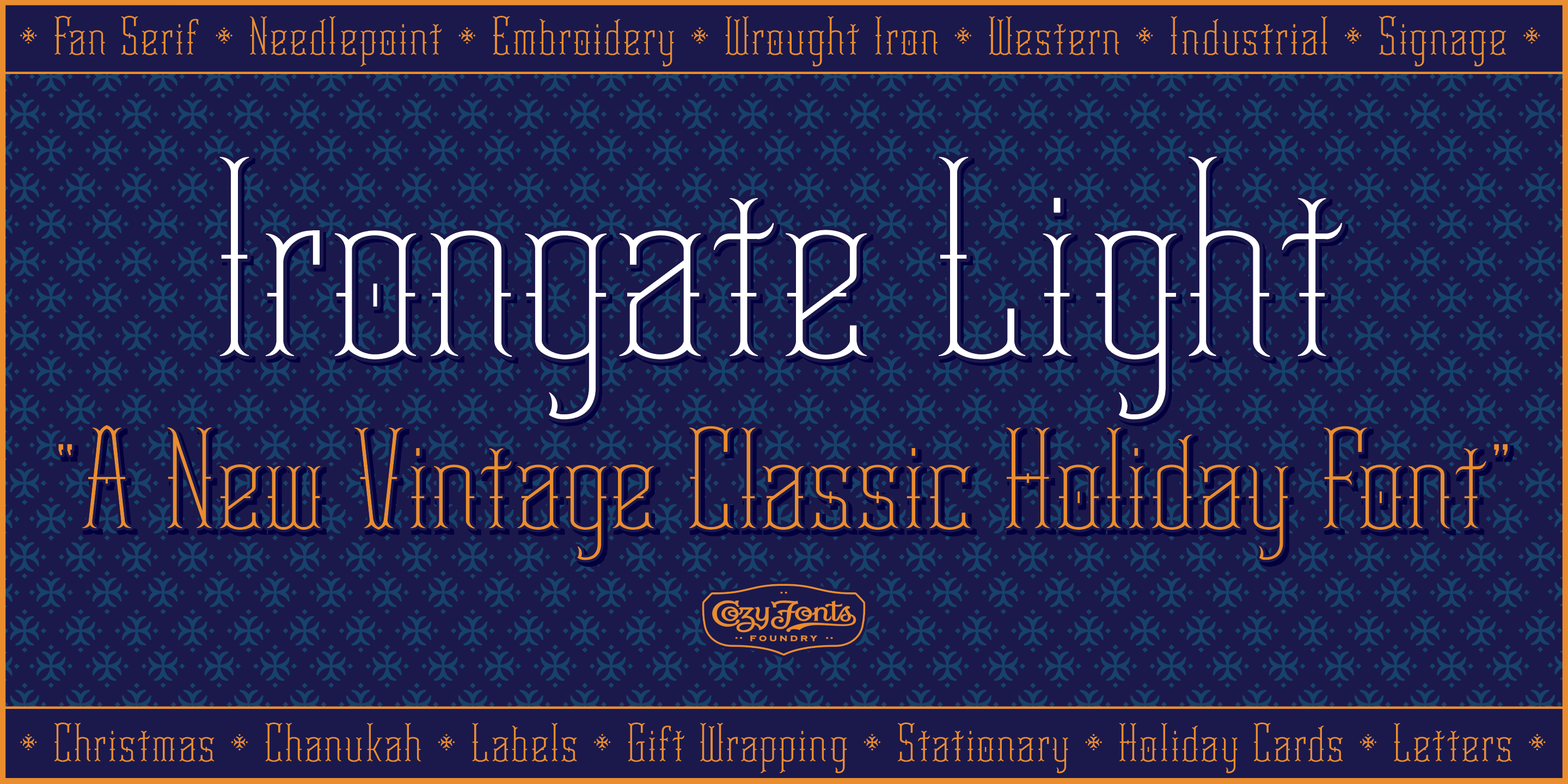Irongate Font Family插图