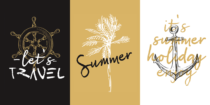 Sabbatical Font素材之家精选英文字体