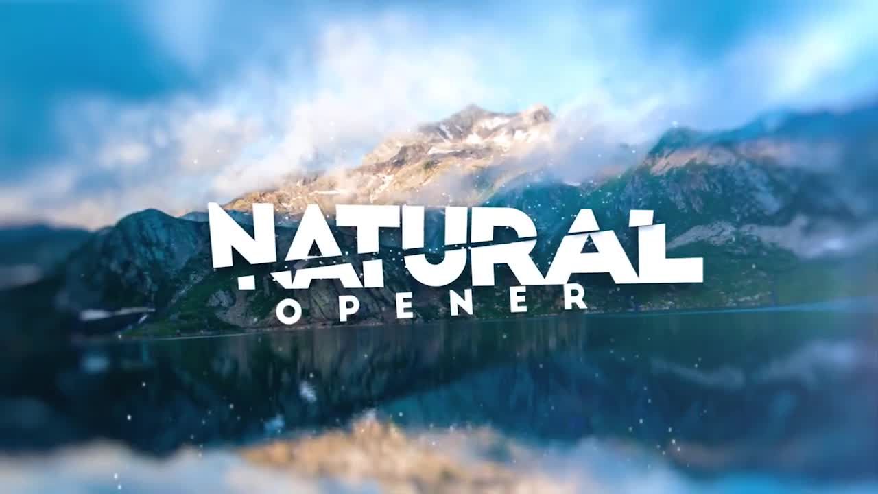 史诗自然幻灯片照片展示素材库精选AE模板